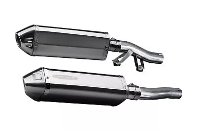 Kawasaki Concours ZG1000 Delkevic 13  Stainless Tri-Oval Muffler Exhaust 86-06 • $440.99