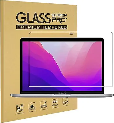 For Apple MacBook Pro 13 Inch (2016-2022/M1 M2) Tempered Glass Screen Protector • $17.99