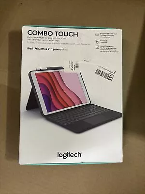 Logitech Combo Touch Keyboard Case 4 Apple IPad 10.2  7th 8th 9th Gen 920-009608 • $50.24