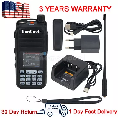 HGA37 Walkie Talkie 70-900MHz Handheld Transceiver AM FM UHF VHF Radio+Color LCD • $58.90