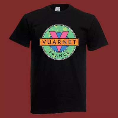 Vuarnet France Logo Men's Black T-Shirt Size S-5XL • $18.18