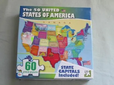 The 50 United States Of America Jigsaw Puzzle - 60 Pieces • $7.99