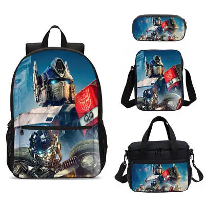 Transformers Optimus Prime Mirage Movie School Backpacks Lunch Bag Pen Case Lot • $12.99
