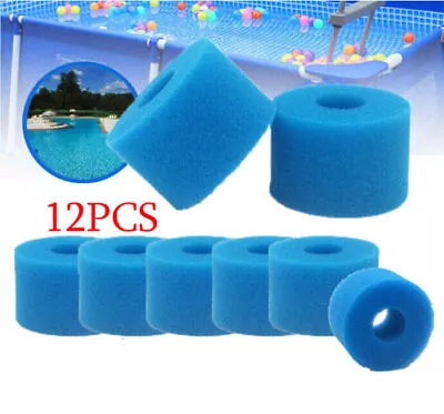 12x Lay In Clean Spa Tub For S1 Washable Bio Foam VI LAZY Filter Washable • £9.41