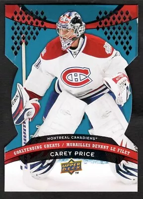 2009 Carey Price Upper Deck McDonalds Hockey Die Cut Greats Canadiens GG1 • $2.18