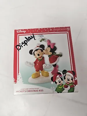 Department 56 Mickey's Merry Christmas Village Mickey’s Christmas Kiss  • $24.99
