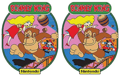 Bartop Donkey Kong Nintendo Arcade Cabinet Graphics For Reproduction Side Art • $20