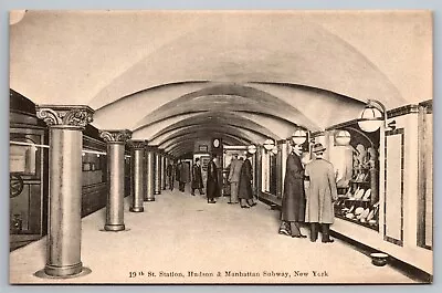19th Street Subway Station Hudson And Manhattan Railway New York Unused Postcard • $8.88