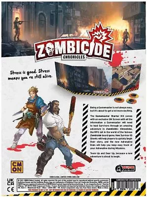 Zombicide: Chronicles - Gamemaster Starter Kit - New Factory Sealed • $19.99