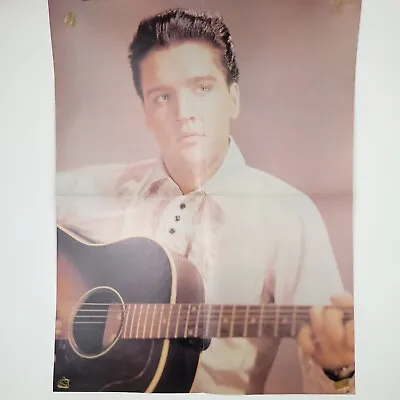 Elvis Presley/Lisa Marie Presley Double-Sided Fold Out Poster Large 20.5 X16  • $14.99