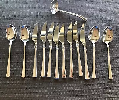 13 Pcs. Mikasa Verona 18/8 Stainless Flatware--VGUC--Japan 3 Knives Korea • $34.99