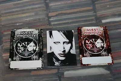 Marilyn Manson - 3 X Unused Backstage Pass - One Laminated -  FREE POSTAGE -  • $24.99