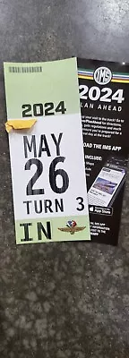 Indy Indianapolis 500 Turn 3 RACE DAY Parking Pass • $385