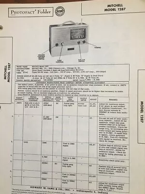 Various  Radios See List Sams Photofact Folder Service Manual-schematic    • $9.95