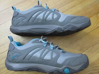 Women's MERRELL ProTerra Vim Sport Hiking Shoes Aluminum Gray J57254 Size 10 • $24.50