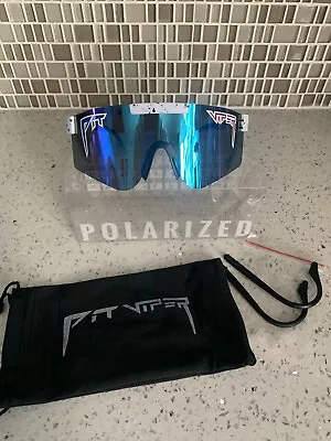 Pit Viper The Absolute Freedom Men's Wrap Sunglasses - 1776OBVI Polarized • $35.99