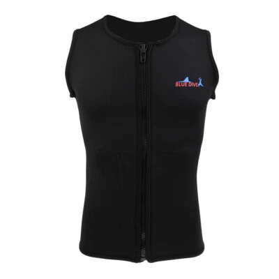 $29.61 • Buy Wetsuit Jacket Sleeveless 2mm Neoprene Front Zip Wet Suit  Surfing 