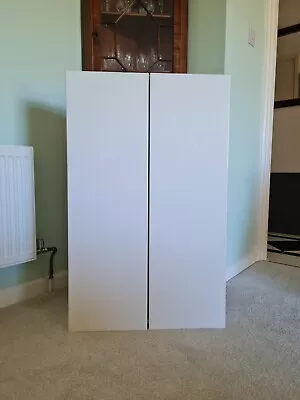 Large Glossy White IKEA Bathroom Cabinet • £30