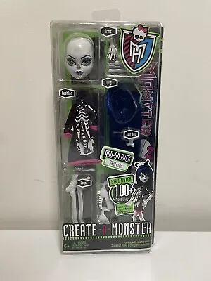 2011 Mattel Monster High~Skeleton Add On Pack~12 Pcs Create-a-Monster NIB NRFB • $85