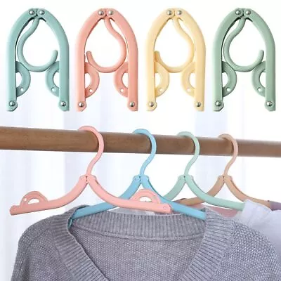 3Pcs Wardrobe Folding Hanger Non-slip Clothes Holder Drying Rack  Clothes • $11.44