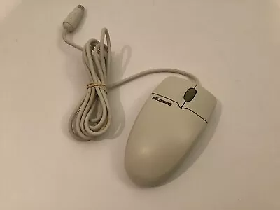 Vintage Microsoft Mouse X05-51692 Ps/2 Serial Compatible Trackball Working • $11.54