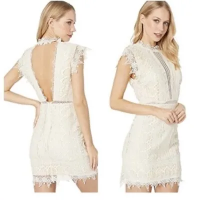 Free People Honey Mini Dress Ecru Lace Ivory Cream Size 0 NWT New With Tags • $31.99
