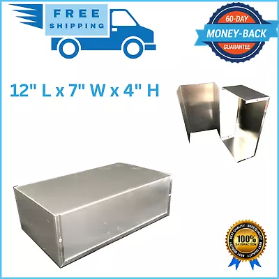 Aluminum Electronics Enclosure Project Box Case Metal Electrical 12X7X4 • $57.97