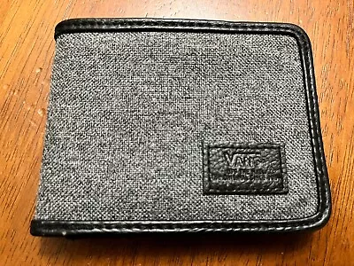 Vans Men's Gray Canvas Wallet Vintage • $18