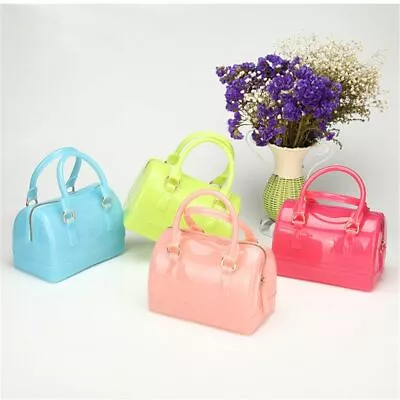 Women's Crossbody Bag Shoulder Carrying Handbag Silicone Gum Jelly Bag • $28.99