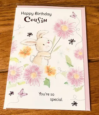 Cousin Birthday Card Cute 7.5” X 5.5” Design By Studio Collection New Ref 729 • £1.69