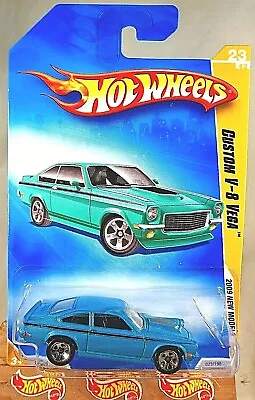 2009 Hot Wheels #23 New Models 23/42 CUSTOM V-8 VEGA Teal Variant W/Chrome 5 Sp • $10.25