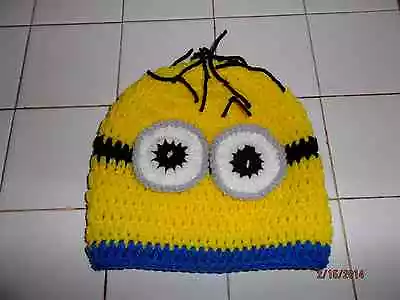 Character Crochet Despicable Me  Minion Hat • $24.99