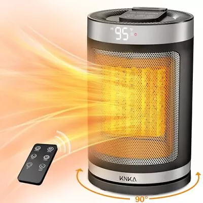 Space Heater 1500W Electric Heater Indoor With Remote And Timer 90° Oscillati... • $48.48