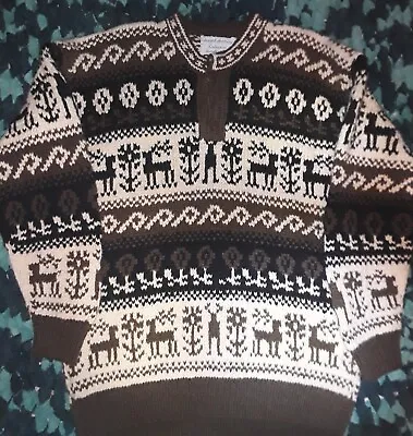 Joseph Anthony Collection Hand Knit Men's Sweater Sz XL • $50