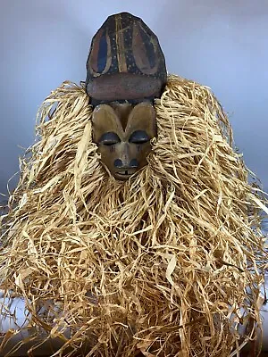 210256 - Old & Rare African Yaka Mask - Congo. • $190