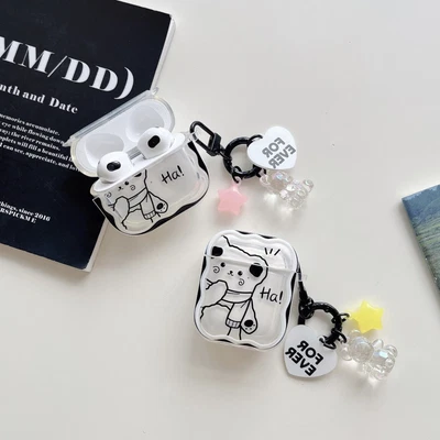 $18.59 • Buy For Airpods 1/2/3/Pro 2nd Gen Cute Bear Shockproof Silicone Protective Case Skin