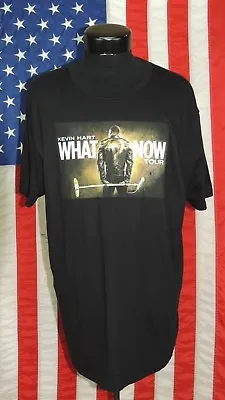 VTG Concert Shirt Kevin Hart What Now Tour Dates Black XL City Comedy Actor HTF  • $11.99