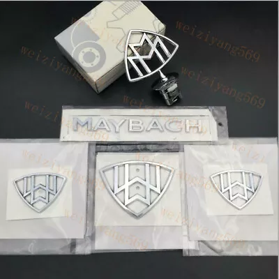 Set Of 5 Maybach Hood Emblem Ornament Badge Mercedes S Class S680 S600 S500 S450 • $127.55