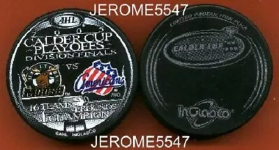 2005 ROCHESTER AMERICANS Vs MANITOBA MOOSE CALDER PLAYOFF PUCK - #FL • $19.99