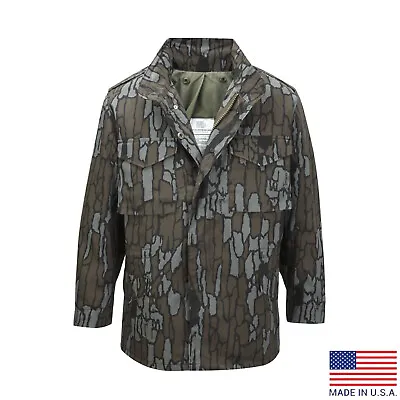£59.99 • Buy Original US M65 Jacket Combat Army Field Vintage Tree Bark Camo Hunting Coat New