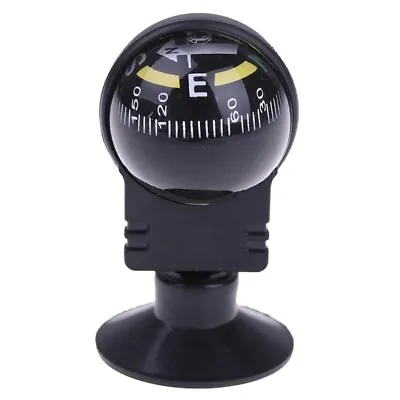 Magnetic Car Compass 360° Rotation Vehicle Navigation Ball Shaped W/ Suction Cup • $3.84