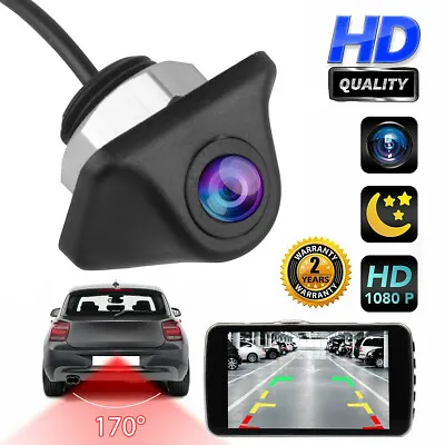 $14.71 • Buy Waterproof 170° HD Car Reverse Backup Night Vision Camera Rear View Parking Cam