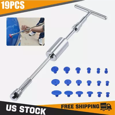 Car Body Slide Hammer Paintless Dent Repair Tools Puller Lifter Hail Removal Kit • $11.29