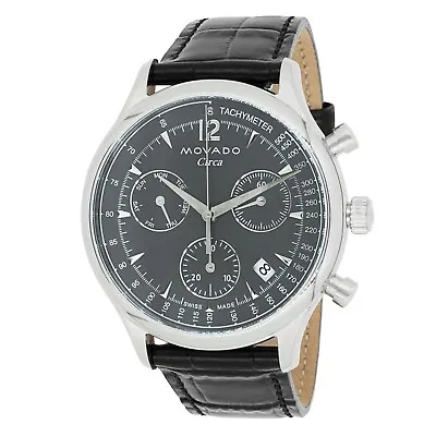 Movado 3650163 Men's Heritage Grey Dial Quartz Watch • $299