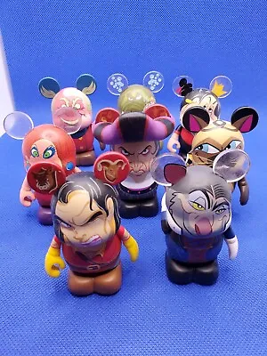 Disney Villains Series 3 Vinylmation Set Of 8 Figures Siamese Queen Gaston Croc • $59.94