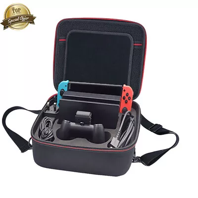 For Nintendo Switch Deluxe System Portable Carrying Bag Travel Hard Case Storage • $41.99