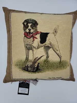 Hines Of Oxford England Master Jack Russell Tapestry Pillow18''x18'';NWT$99 • $29.99