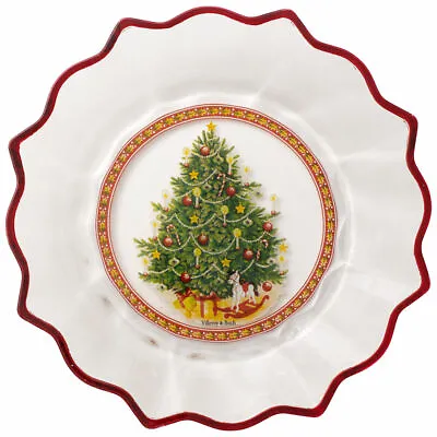 Villeroy & Boch CHRISTMAS Glass Christmas Tree Plate • $48