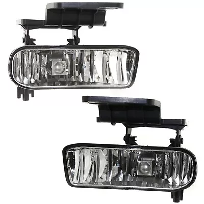 Set Of 2 Fog Lights Driving Lamps Front Driver & Passenger Side For Chevy Pair • $65.46