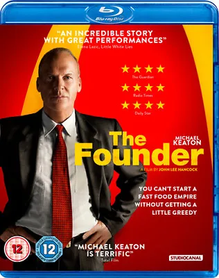 The Founder Blu-Ray (2017) Michael Keaton Hancock (DIR) Cert 12 ***NEW*** • £6.95